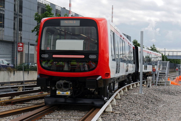 Nouveau métro automatique ligne B Lyon