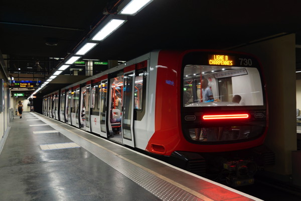 ​​​​Nouveau métro automatique ligne B Lyon