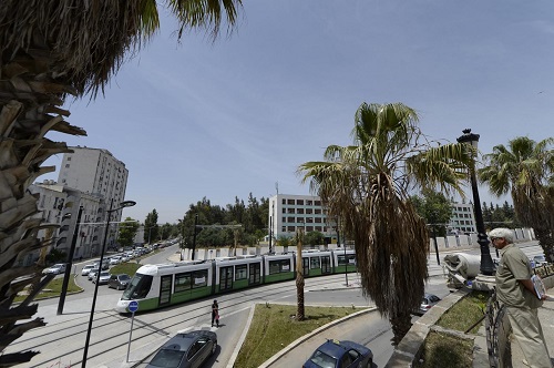 Constantine : le tram en activité (Alstom)