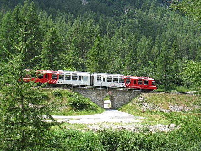 Mont-Blanc Express vers Chamonix
