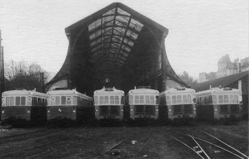 Présentation des ABH à la gare du Sud à Nice 1936