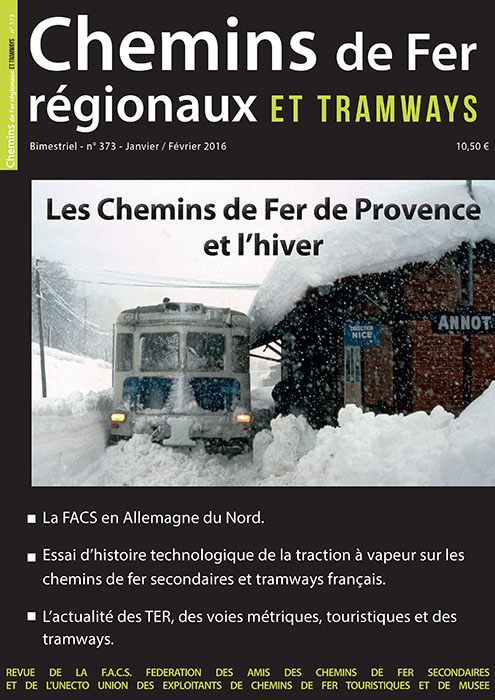 CFRT N°373 : Les chemins de fer de Provence en hiver