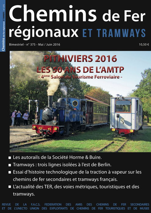 CFRT-375 : Pithiviers 2016, Les automotrices Horme et Buire