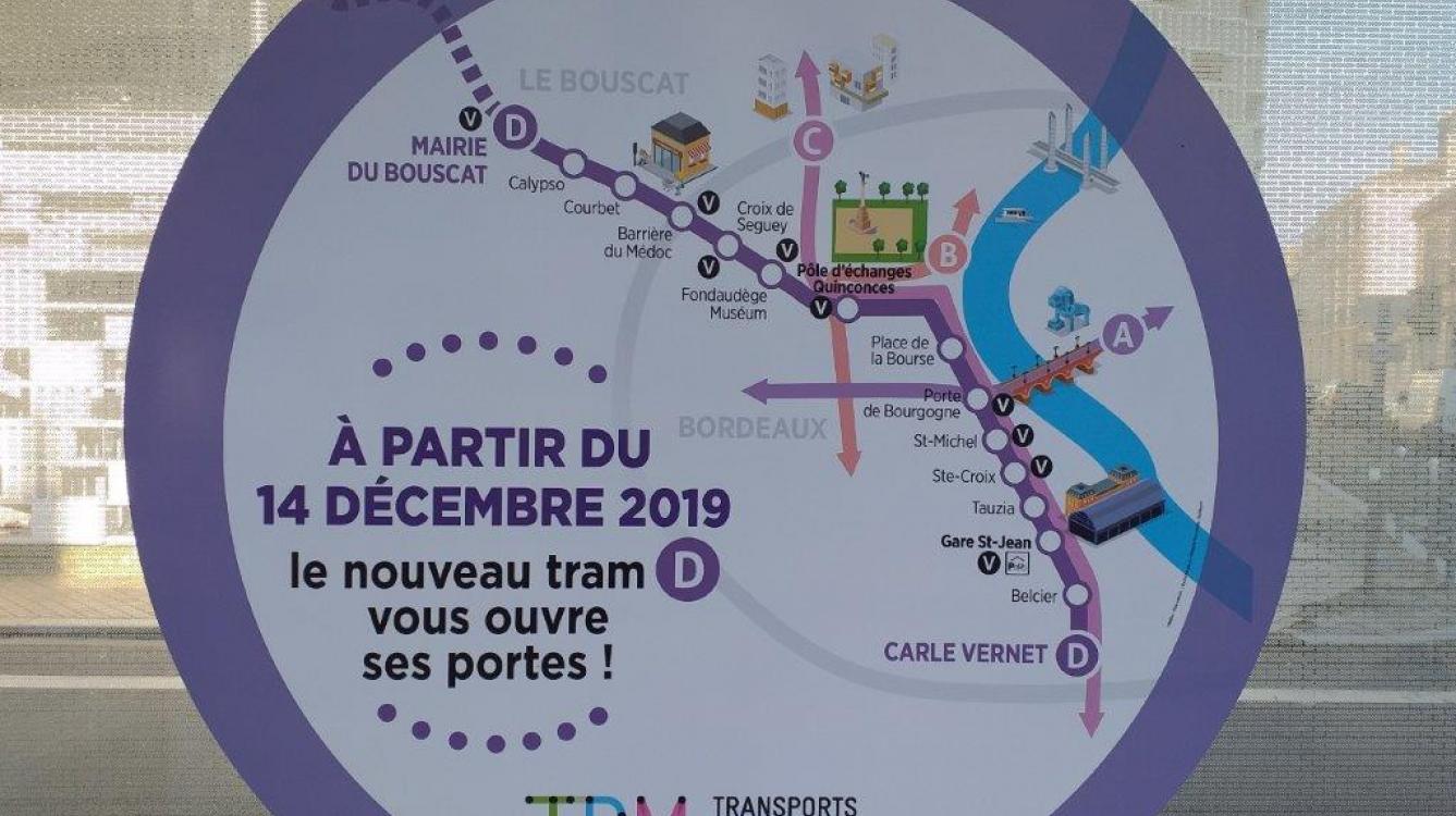 Affiche d'ouverture de la ligne !