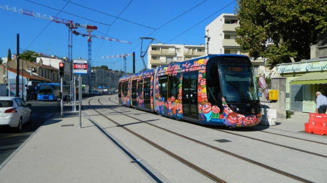 Tramway d'Aubagne à la Tourtelle