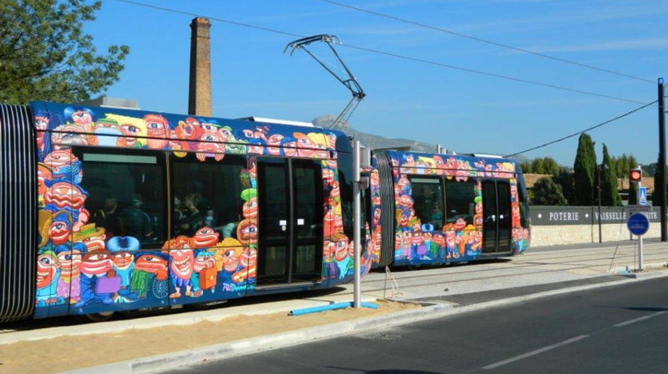 Tramway d'Aubagne à Ravel Decroix