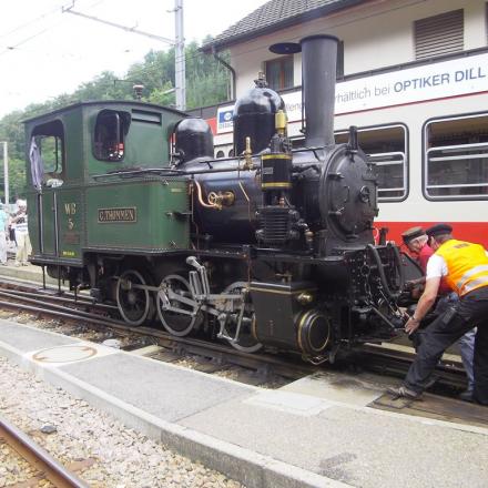 Waldenburger Bahn : La locomotive historique