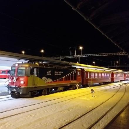 Arrivée à Samedan