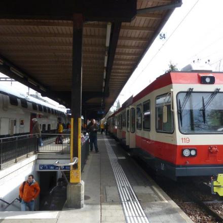 Gare de Liestal - Correspondance avec les CFF