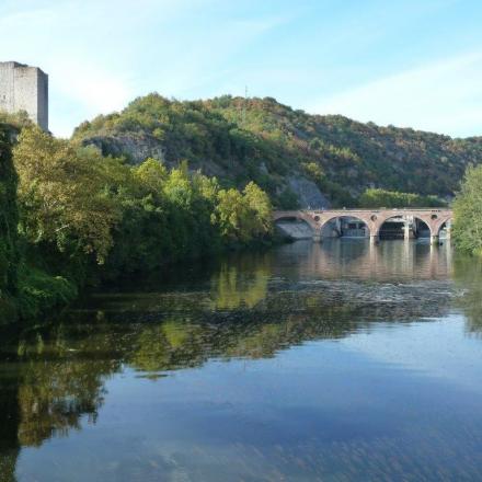 Luzech - Le pont sur le Lot
