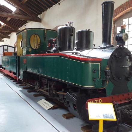 Locomotive DFB (Allemande, 1918) à voie de 60 dans le musée