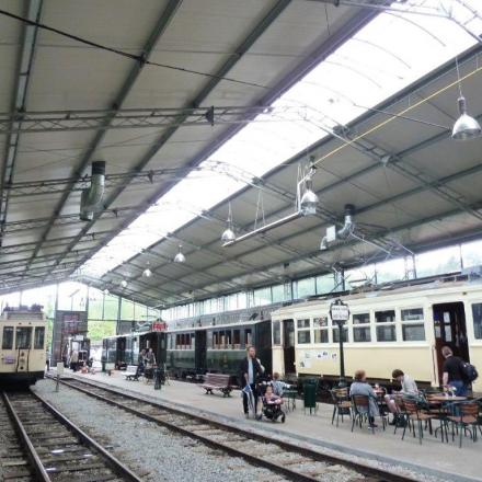 Vue de la halle du musée