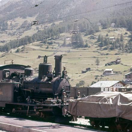 Zermatt loco N° 7 en manoeuvre