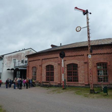 Entrée du musée des chemins de fer d'Hyvinkää