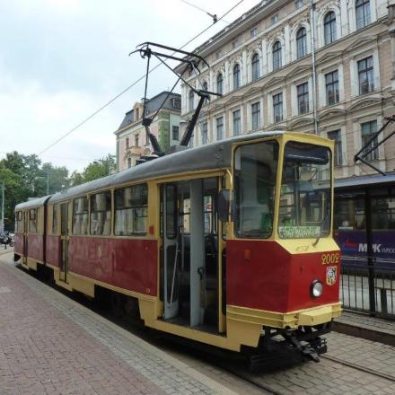 Tramway historique articulé Konstal