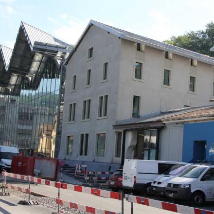 25 Mai 2016 l'espace Nestlé à Vevey en cours de finition
