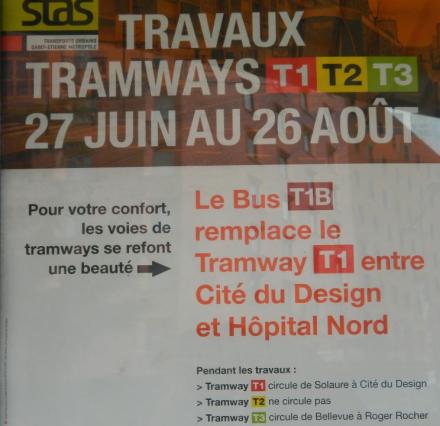 Travaux à St Etienne